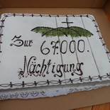 Torte 67.000. Nächtigung 